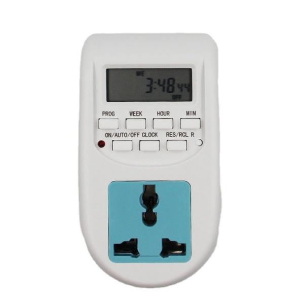 Quality EU Germany universal socket timer LCD digital display time control switch AL-06 PLUG IN 24 hours TIMER for sale