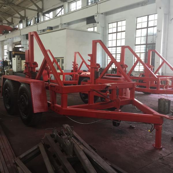 12 Ton Capacity Cable Drum Trailer Underground Cable Tools With Hand Brake and Air Brake