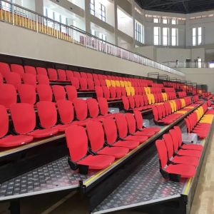 480 cm * 552 cm * 780 cm Retractable Bleacher Seating with 2 Years Warranty and 10 Years Use Life for Concert Halls and Venues