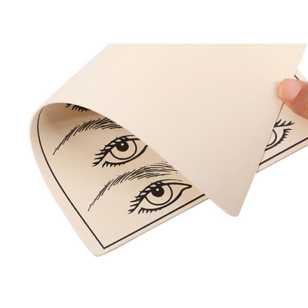 WUBU Practice Skin Eyes Eyebrows Permanent Makeup Rubber Practice Skin for Tattoo Training