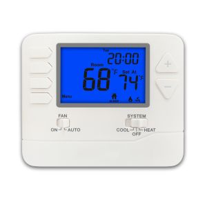 Wholesale Digital Display Style 7 Day Programmable Thermostat Battery Or 24V Power Supply Wireless from china suppliers