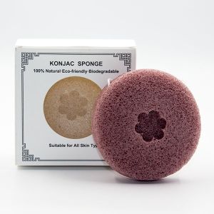 100% Natural Facial Konjac Sponge Non Toxic Sustainable