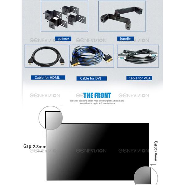 Sumsung Electronic Security Lcd Video Wall Display DID 700 Brightness FOR Exhibition