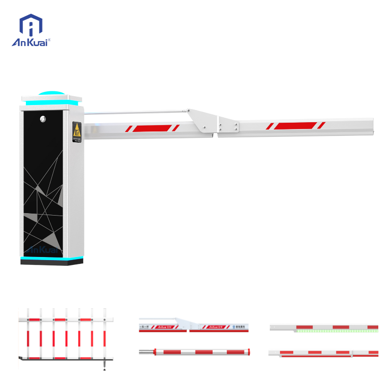 DC24V Brushless Motor Boom Barrier Gate with Thermal Protection & Anti-Smash