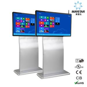 China Easy Use Floor Standing Touch Screen Kiosk Monitor With Windows Operating System on sale
