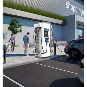Commercial DC EV Charger 180kw Fast Charging CCS CHAdeMo with LCD Display
