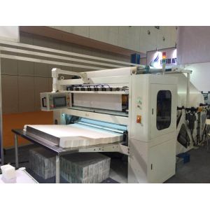 High Efficiency Facial Tissue Paper Machine , Automatic Towel Folding Machine