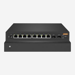 Wholesale 14.88Mpps Forwarding Rate, Gigabit Ethernet Store And Forward Smart Switch With 8 RJ45 And 2 SFP Ports from china suppliers