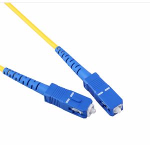 Duplex Fiber Optic Patch Cord Single Mode Low Insertion Loss And Return Loss