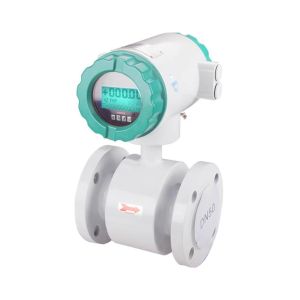 High Precision Electromagnetic Flow Meter 4-20mA Output For Water Fluid Medium