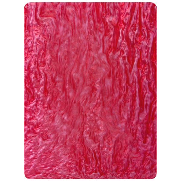 Rose Red Patterned Pearl Acrylic Sheets 2440x1220mm Weather Resistance