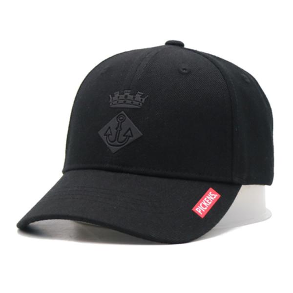Quality Customizable 6 Panel Baseball Cap With Adjustable Strap Closure for sale