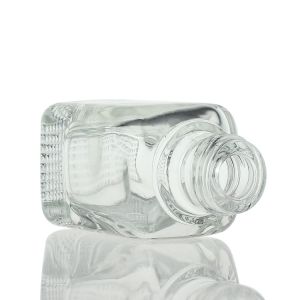 Rectangle Square Serum Dropper Glass Bottle S028B Cosmetic Packaging 30ml