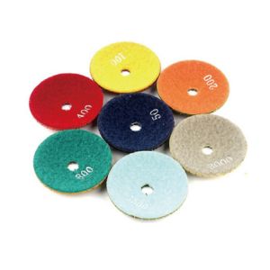 7 Step Granite Wet Polishing Pads