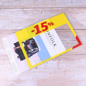 Zip PVC Document Pouch Bag For Binder School Office Supplies A4 B5 A5