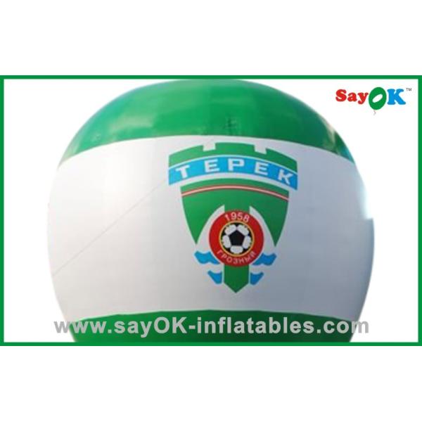White And Green Large Inflatable Balloon , Inflatable Advertising balloon