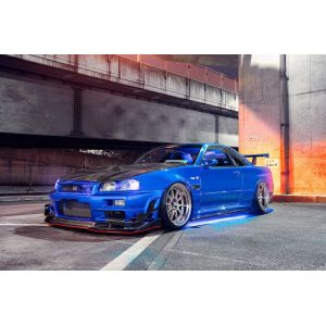 Wholesale 6 Piston Nissan Big Brake Kit Compatible With Skyline R33 R32 R35 GT-R from china suppliers