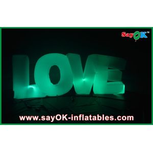 Customized Inflatable Alphabet Letters Numbers with LED Lights for Advertising