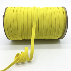 high elasticity flat elastic cord for note book roll packing color elastic band