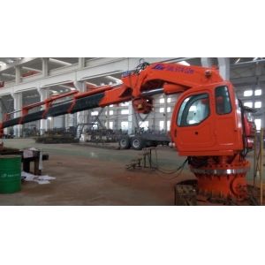 Wholesale Folding Knuckle Boom Crane Manual , 6T Marine Hydraulic Crane High Durability from china suppliers