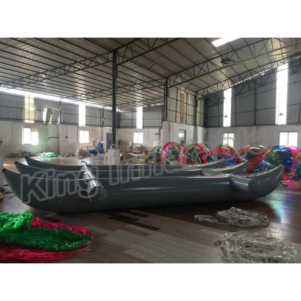 Special Design Grey Inflatable Fly Fishing Boats For Sailing Games Use