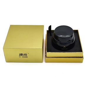 Free Sample Custom Luxury Personalized Cardboard Gold Gift Jars Cosmetic