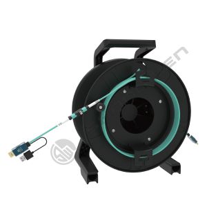 TPU Armored Jumper LC FC SC ST singlemode Fiber Optic OM3 convert  Detachable 8K Fiber Optic HD data MPO Cable Kit