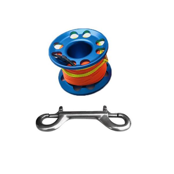 Circular 50m Scuba Diving Accessories Reel Line Aluminum Alloy Material