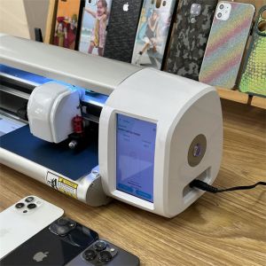 Textured Leather Phone Skin Cutting Machine For Skin And Screen Protector Making