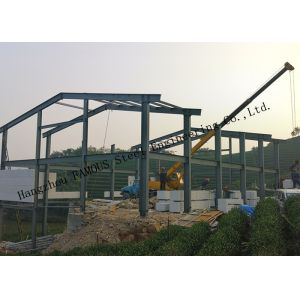 Prefabricated Q345B Column Industrial Metal Buildings With FASEC Prefab - I