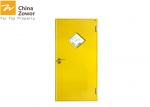 Yellow Color 1 Hour Fire Rated Door/Commercial Steel Insulated Fire Door With