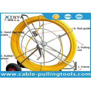 Wholesale Epoxy Resin Reinforced Fiberglass Duct Rod with 50-500M Length and 4-16mm Diameter for Cable Pulling from china suppliers