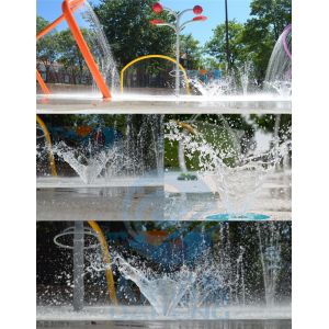Spray Zone Ground Swimming Pool Deck Jets Children Splash Zone Toy Fountain