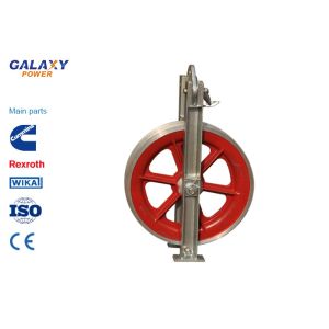 Overhead Line Bundle Aluminum Single Stringing Block Conductor Pulleys