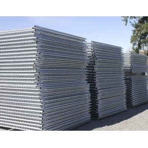 8'x12' temporary chain link fence panels diameter wire 11.5ga chain link mesh 2"