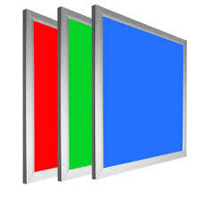 RGB LED Panel Light Dimmable High CRI >80Ra 50000 Hours Lifespan 120° Beam Angle