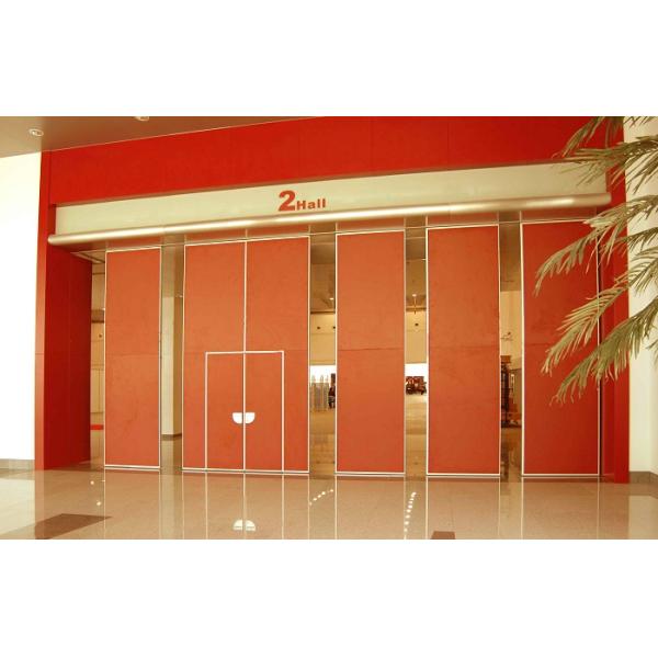 Melamine Moving Partition Wall Sliding Partition Walls System For Exhibition Hall