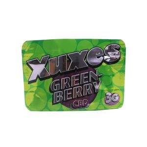 Customized 14g Holographic Zipper Pouch Gravure Printing