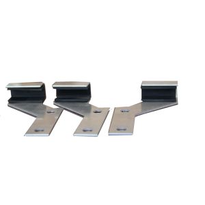 China Right / Left Solar Roof Hook Solar Roof Mounting Systems with ECO Friendly 3M Tape / EPDM Foam Rubber on sale
