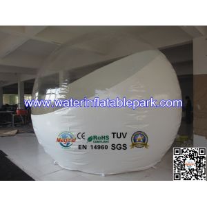 Waterproof Round Inflatable Bubble Tent For Outdoor Exhibition , Single Layer