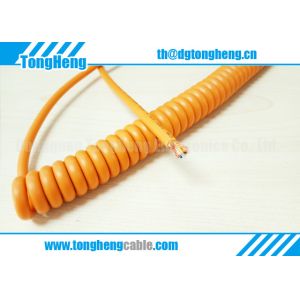 China Light Duty Auxiliary Switch Long Flex Life TPU Coiled Cable on sale