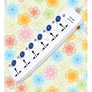 Wholesale universal power strips 6 way extention socket with overload protection from china suppliers