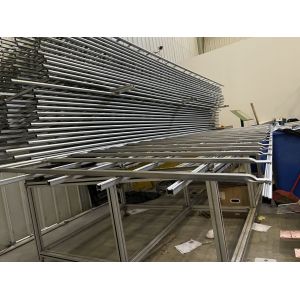 Galvanized iron wire mesh fence making machine 80times/min speed