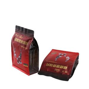 custom dust smell proof side gusset plastic bag packaging for dog food