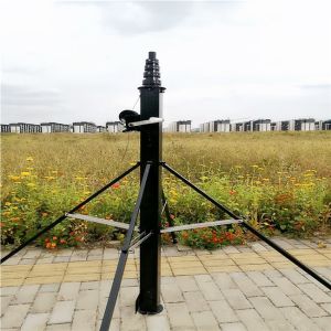 Tripod Portable Hand Push Up 6M Antenna Telescopic Mast Light Weight Alu Mast