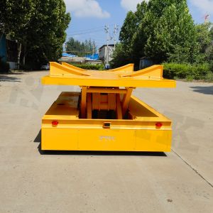 Paper Roll Transporter Heavy Load Transfer Cart With Lifting Battery Transport