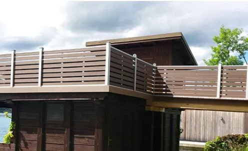 Concealed Fastener WPC Fencing Panel for Modern Home Boundary