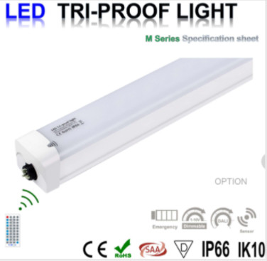 Quality Easy Linkable CE Tri Proof LED Batten 1500mm 60w 40w IP66 M Series Tri Proof LED for sale