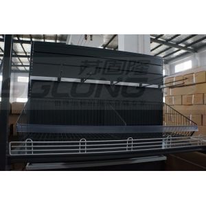 Single Side Pegboard Retail Gondola Shelving System ISO9001 Certification