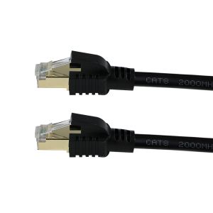 CAT8 Shielded Ethernet Cable S/FTP 40Gbps Gold RJ45